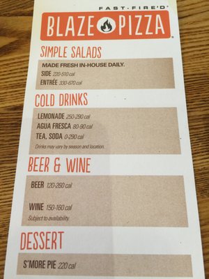 Menu photo 6 Blaze Pizza Orlando, FL