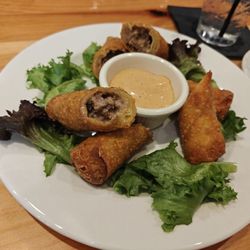 Leo's Bar & Grill - Steak and cheese egg rolls