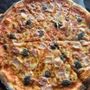 Photo of basil pizza + pasta