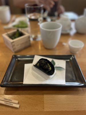 Photo of Matsuhisa - Beverly Hills, CA, US. Caviar Taco - omakase tasting