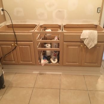 The Fairhope Handyman - Countertop removed and vanity raised - General Contractors Near Me The Fairhope Handyman - Countertop removed and vanity raised - General Contractors Near Me