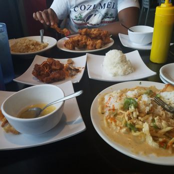 Chaba Thai Restaurant - We ordered the sweet and sour chicken, red curry soup, fried rice, Asian wings, bubba tea, and plenty of rice. - Thai Near Me - San Antonio, Texas Chaba Thai Restaurant - We ordered the sweet and sour chicken, red curry soup, fried rice, Asian wings, bubba tea, and plenty of rice. - Thai Near Me - San Antonio, Texas