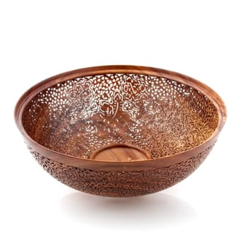 Martin & MacArthur - Beautiful pierced Koa bowl.  Made with Big Island Koa wood.  Each hole individually drilled.  NO laser. No pattern. - Jewelry Near Me - Koloa, Hawaii