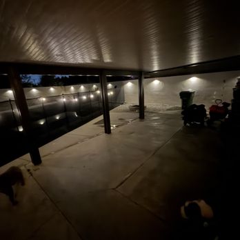 Nations Best Construction - Night view - Patio Coverings Near Me - Riverside, California Nations Best Construction - Night view - Patio Coverings Near Me - Riverside, California