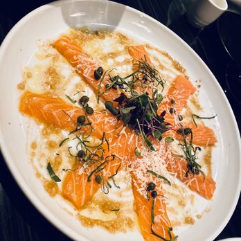 Miyako - Salmon Carparccio - Japanese Near Me - Houston, Texas Miyako - Salmon Carparccio - Japanese Near Me - Houston, Texas