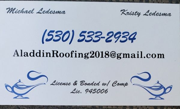 Aladdin Roofing Logo
