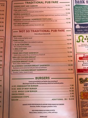 Menu photo 7 Clancy's Irish Pub Ballwin, MO