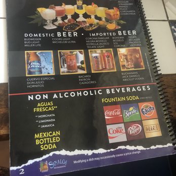 Sinaloa Restaurant - Menú - Mexican Near Me - Mesa, Arizona
