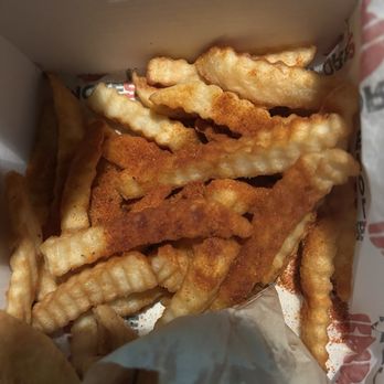 Savvy Sliders - Just tossed the Cajun seasoning into one spot and didn't even shake it around. Once spread out the fries were good and warm. - Chicken Wings Near Me - Commerce Charter Twp, Michigan