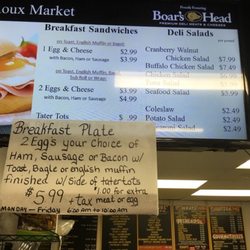 Roux's Market - Breakfast