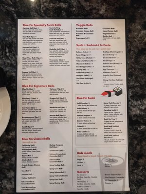 Menu photo 8 Blue Fin Sake Bar Wichita, KS