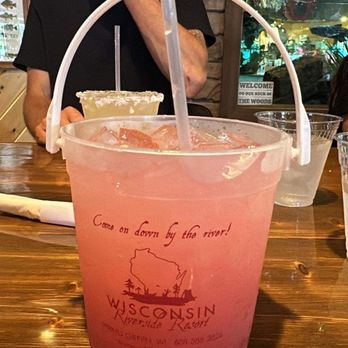 Wisconsin Riverside Resort Inc - Drink bucket only $12 and so dang delicious! (Tipsy Canoe) - Campgrounds Near Me - Spring Green, Wisconsin