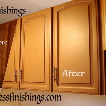 Flawless Finishes - Kitchen Cabinet Refacing  By: Flawless Finishes  Color: Orange Blossom - General Contractors Near Me - Newton, New Jersey