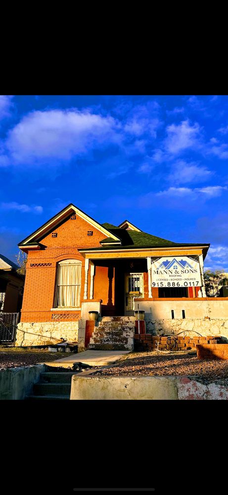 Slide of Mann & Sons Roofing