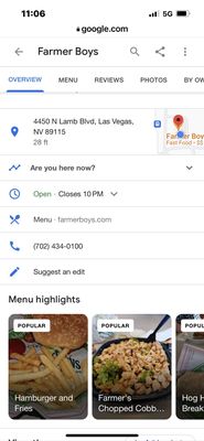 Menu photo 1 Farmer Boys Las Vegas, NV Menu photo 1 Farmer Boys Las Vegas, NV