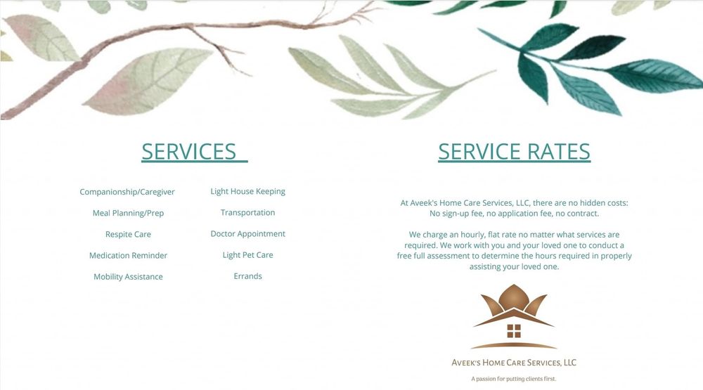Aveek's Home Care Services - home care agency in Huntsville, AL