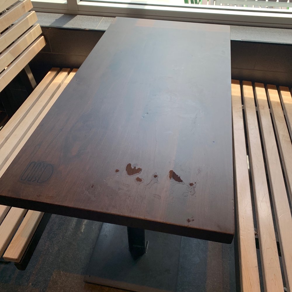 Shake Shack The Falls - Dirty table 3 - Burgers Near Me - Miami, Florida Shake Shack The Falls - Dirty table 3 - Burgers Near Me - Miami, Florida
