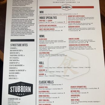 Streetside Market - Menu (front) - Asian Fusion Near Me - Hammond, Louisiana
