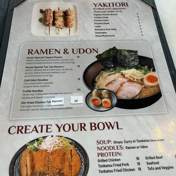 Hanami Sushi Bar & Grill - Yakitori, Ramen/Udon noddle menu - Japanese Near Me - Belmont, Massachusetts