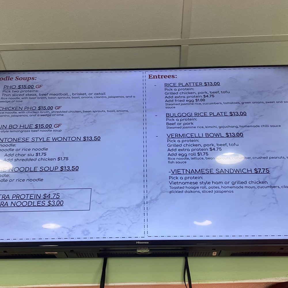 Nguyen’s Kitchen - a menu on the wall - Asian Fusion Near Me - Charlottesville, Virginia Nguyen’s Kitchen - a menu on the wall - Asian Fusion Near Me - Charlottesville, Virginia