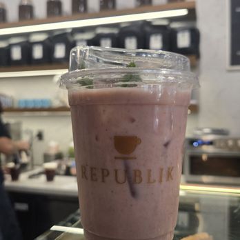 Republik Coffee - Pink guava drink - Coffee & Tea Near Me - Monrovia, California Republik Coffee - Pink guava drink - Coffee & Tea Near Me - Monrovia, California