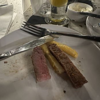 The Overland - Steak Frites (New York strip with herb butter) - Cocktail Bars Near Me - Redlands, California