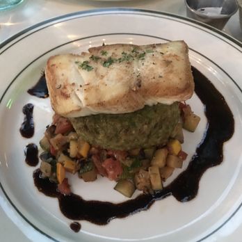 Elysian Cafe - Pan braised halibut - New American Near Me - Hoboken, New Jersey Elysian Cafe - Pan braised halibut - New American Near Me - Hoboken, New Jersey