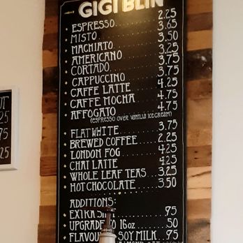 Gigi Blin - Menu 2021 - Cafes Near Me - Vancouver, British Columbia