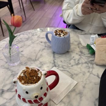 Bloom Cafe - biscoff hot cocoa - Coffee & Tea Near Me - Garland, Texas
