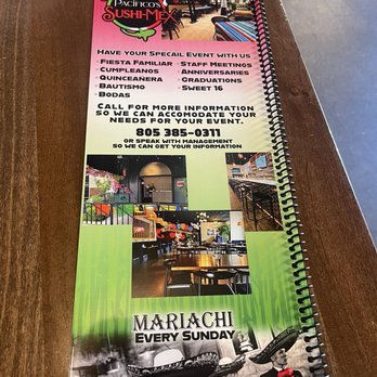 Pacifico’s Sushi-Mex - Sushi Bars Near Me - Oxnard, California