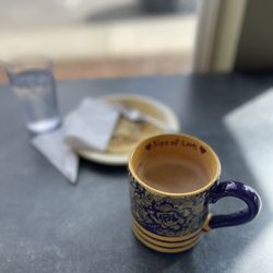 Java & Clay Cafe - Spiced Chai in a mug