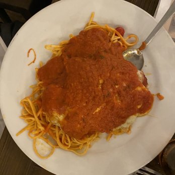 Carlucci's Waterfront - Veal parm for my best friend. - Seafood Near Me - Mount Laurel, New Jersey