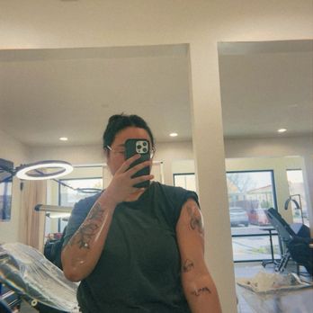 Kapwa Ink - Two pieces on bicep and below elbow crease added - Tattoo Near Me - San Leandro, California