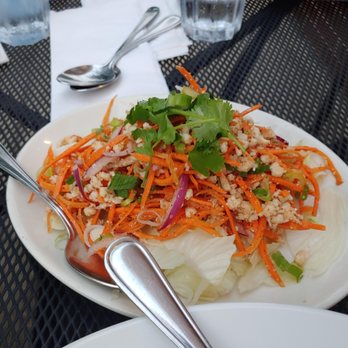 Thai Express - Spicy Chicken Salad (Larb Gai) - Thai Near Me - Gaithersburg, Maryland Thai Express - Spicy Chicken Salad (Larb Gai) - Thai Near Me - Gaithersburg, Maryland