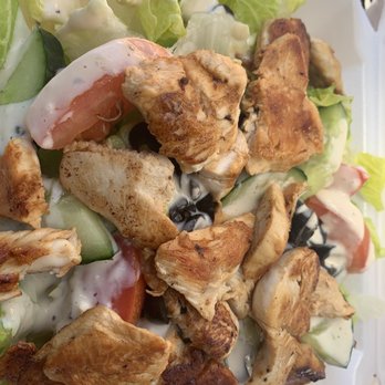 Milos - Salad with chicken - Greek Near Me - Rocklin, California Milos - Salad with chicken - Greek Near Me - Rocklin, California