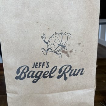 Jeff’s Bagel Run - Paper bag, not in styrofoam - Bagels Near Me - Oviedo, Florida Jeff’s Bagel Run - Paper bag, not in styrofoam - Bagels Near Me - Oviedo, Florida