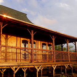 Bamboo Living - The golden glow of Bamboo enriches the homes.