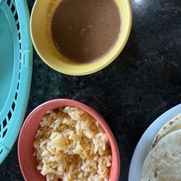 Mexican rice and beans