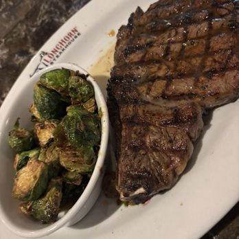 LongHorn Steakhouse - The Outlaw Ribeye with Crispy Brussels Sprouts - Steakhouses Near Me - Centennial, Colorado LongHorn Steakhouse - The Outlaw Ribeye with Crispy Brussels Sprouts - Steakhouses Near Me - Centennial, Colorado