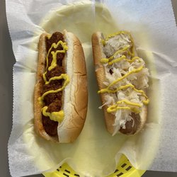Moore Dogs and More - The kraut and mustard dogs are sooo good.