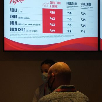 FlyOver Las Vegas - Price list - Amusement Parks Near Me - Las Vegas, Nevada