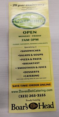 Dave's Deli & Catering by null