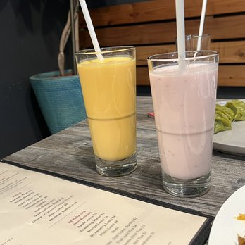 Zomsa - Mango Lassi and Strawberry Lassi - Himalayan/Nepalese Near Me - El Cerrito, California Zomsa - Mango Lassi and Strawberry Lassi - Himalayan/Nepalese Near Me - El Cerrito, California