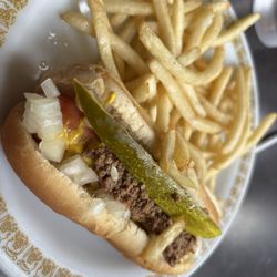 The New York Hot Dog Shop - NY dog with fries