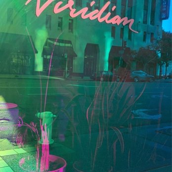 Viridian - Outside window - Cocktail Bars Near Me - Oakland, California