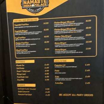 Namaste India Palace - Wine Bars Near Me - Midlothian, Virginia
