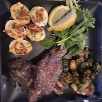 Blaze Steak & Seafood - Turkey wings Deviled eggs Fried Brussel Sprouts - Seafood Near Me - Atlanta, Georgia
