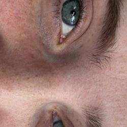 Lashed Out - My lashes before the lift and tint (ignore my eyebrows I know I need to get them done )