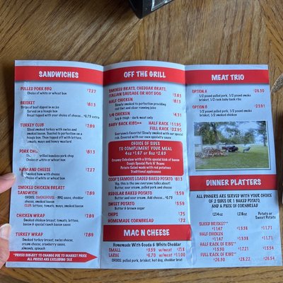 Menu photo 2 Smokin' Coop BBQ Pit Belvidere, IL Menu photo 2 Smokin' Coop BBQ Pit Belvidere, IL