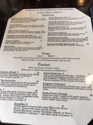 Menu photo 6 California Grill and Bar Watsonville, CA Menu photo 6 California Grill and Bar Watsonville, CA